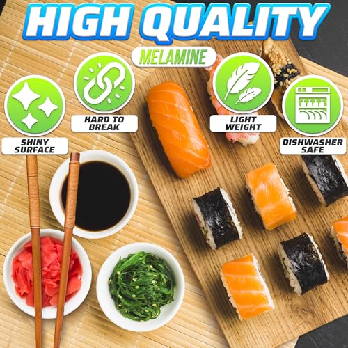 Save 23% on KETAR 10-Pack Sushi Soy Sauce Dishes - Image 3