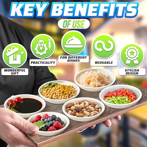 Save 23% on KETAR 10-Pack Sushi Soy Sauce Dishes - Image 4