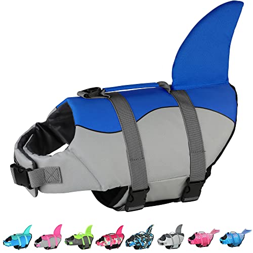50% Off Dogcheer Shark Dog Life Jacket for Water Safety - Image 1