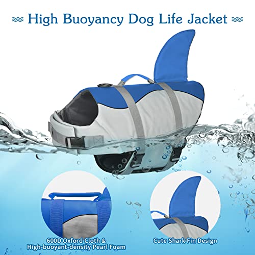 50% Off Dogcheer Shark Dog Life Jacket for Water Safety - Image 3