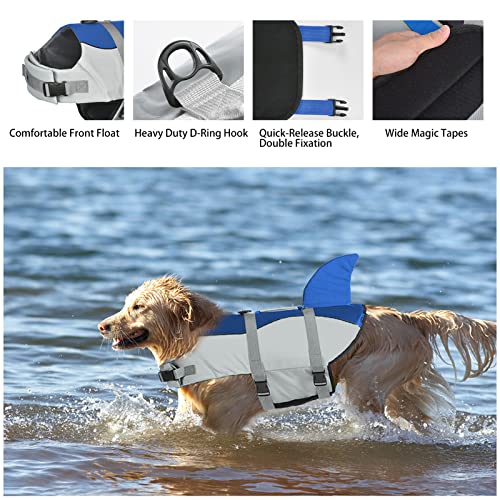 50% Off Dogcheer Shark Dog Life Jacket for Water Safety - Image 4