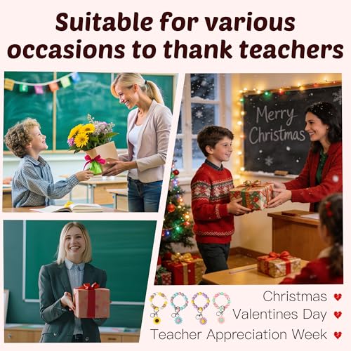 50% Off 4-Pack Teacher Appreciation Gifts with Keychains - Image 7