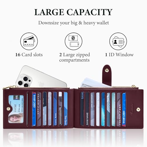 50% Off Travelambo Slim RFID Women's Leather Wallet - Image 5