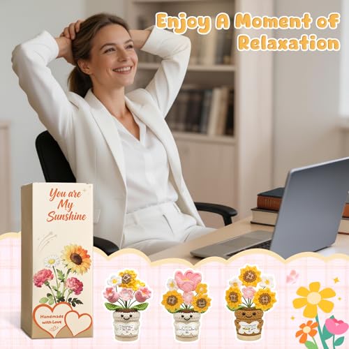 40% Off Handmade Crochet Flower Gift for Mom - Use Code OS62UPSI - Image 5