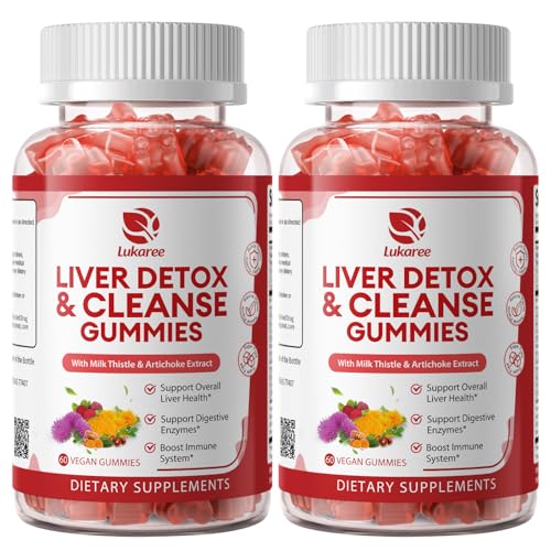 50% Off Lukaree Liver Cleanse Detox Gummies - 2 Pack - Image 1
