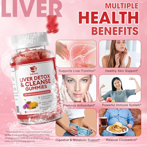 50% Off Lukaree Liver Cleanse Detox Gummies - 2 Pack - Image 2