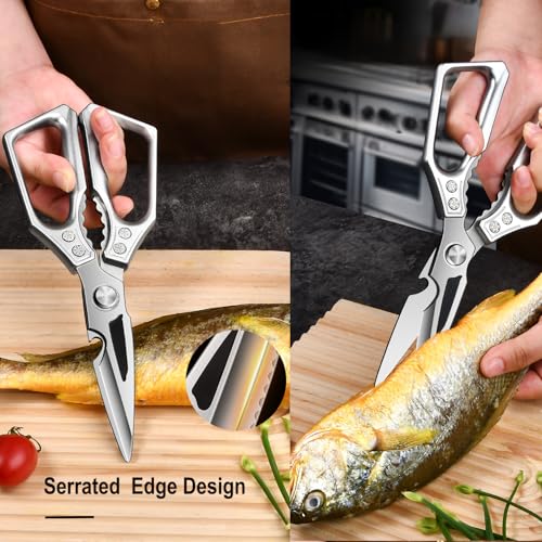 50% Off Heavy Duty Kitchen Scissors - Professional Meat Shears - Image 4