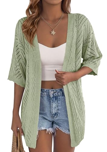45% Off PRETTYGARDEN Women's Crochet Cardigan - Code CANVAYHI - Image 1