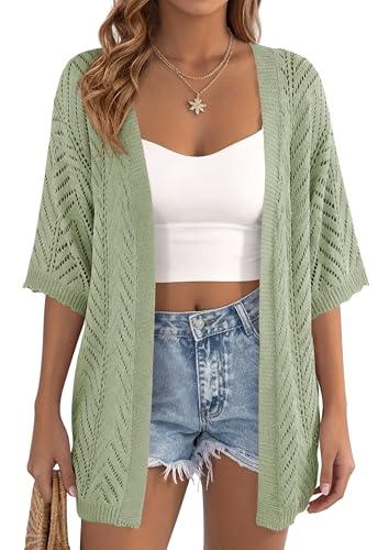 45% Off PRETTYGARDEN Women's Crochet Cardigan - Code CANVAYHI - Image 2