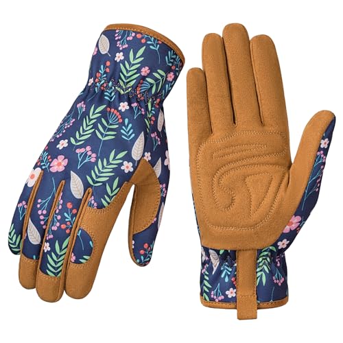 50% Off Pleneal Leather Gardening Gloves for Women - Image 1