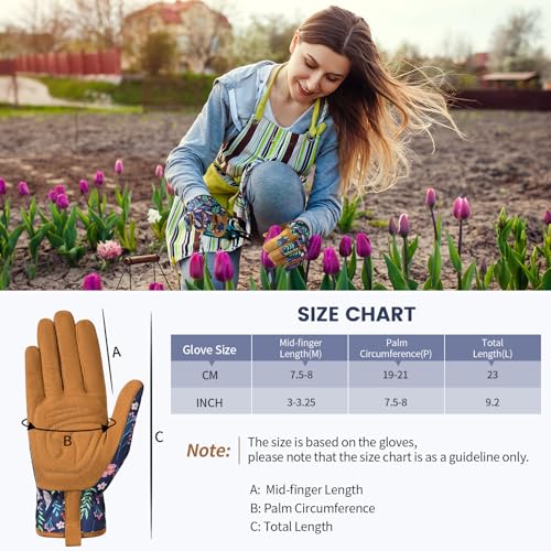 50% Off Pleneal Leather Gardening Gloves for Women - Image 5