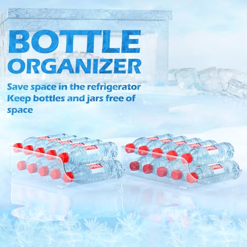 Save 20% on 2-Pack Clear Fridge Bottle Organizers - Image 3
