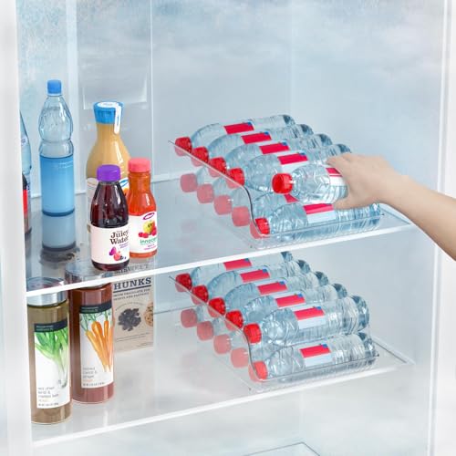 Save 20% on 2-Pack Clear Fridge Bottle Organizers - Image 4
