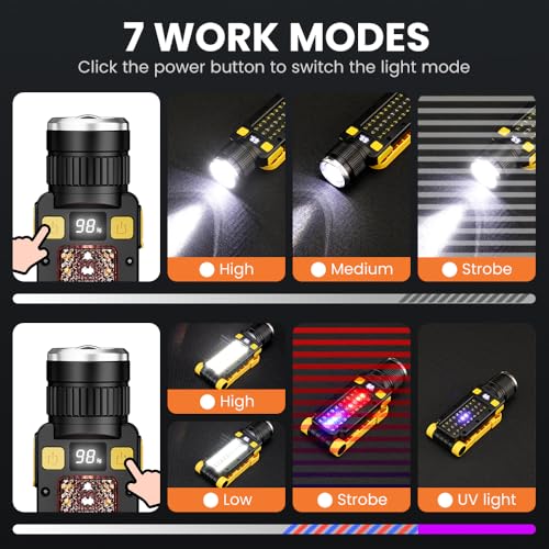 44% Off Rechargeable LED Magnetic Work Light with 7 Modes - Image 2