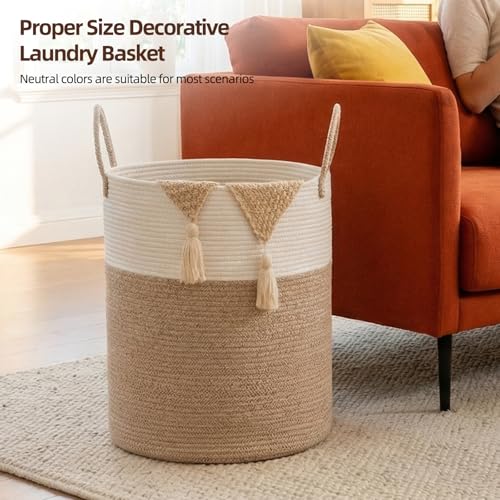 Save 41% on OIAHOMY 60L Cotton Laundry Basket Hamper - Image 4