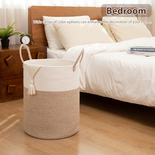 Save 41% on OIAHOMY 60L Cotton Laundry Basket Hamper - Image 6