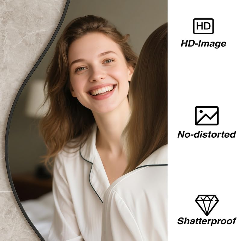 58% Off Potijo Irregular Abstract Wall Mirror - Code 4M8LT3WF - Image 3