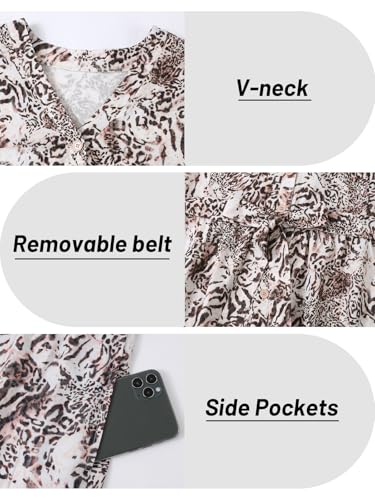 45% Off Plus Size Summer Midi Dress with Pockets - Image 7