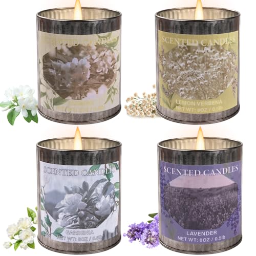 50% Off CUKIY Scented Candle Gift Set - 4 Pack Soy Wax - Image 1