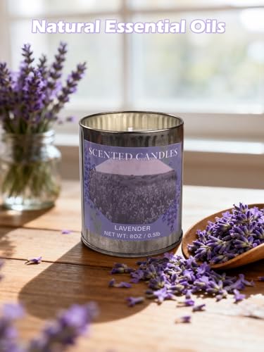 50% Off CUKIY Scented Candle Gift Set - 4 Pack Soy Wax - Image 3