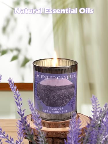 50% Off CUKIY Scented Candle Gift Set - 4 Pack Soy Wax - Image 4