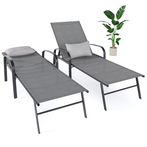 50% Off Outdoor Chaise Lounge Chair Set of 2 with Code