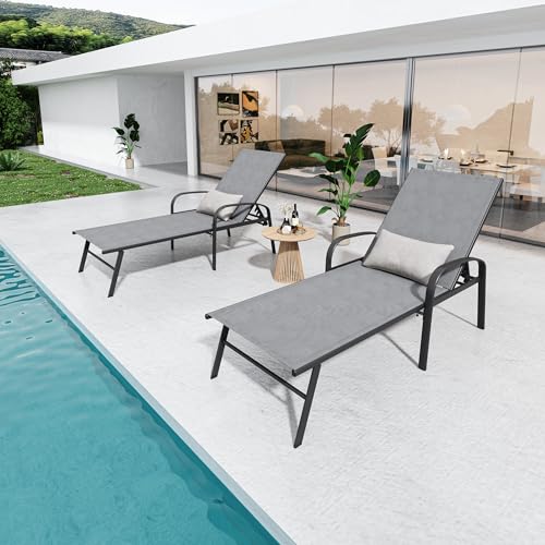 50% Off Outdoor Chaise Lounge Chair Set of 2 with Code - Image 2
