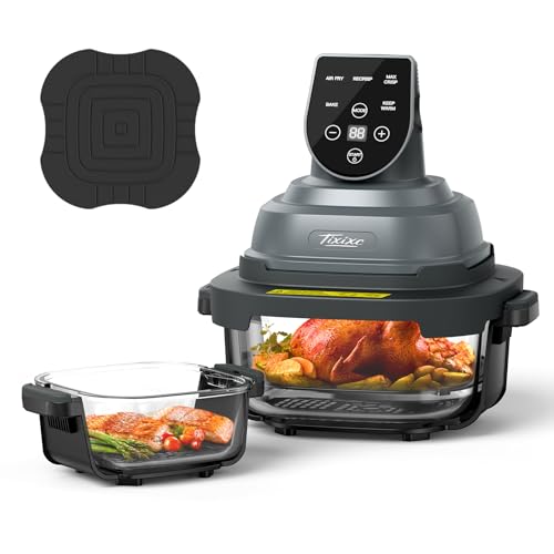 Save 38% on Tixixc 5-in-1 Portable Glass Air Fryer - Image 1