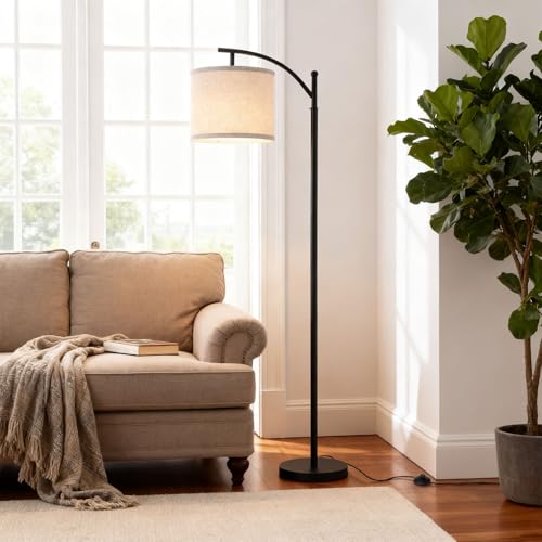 50% Off Arc Floor Lamp with Remote Control & Timer - Image 1