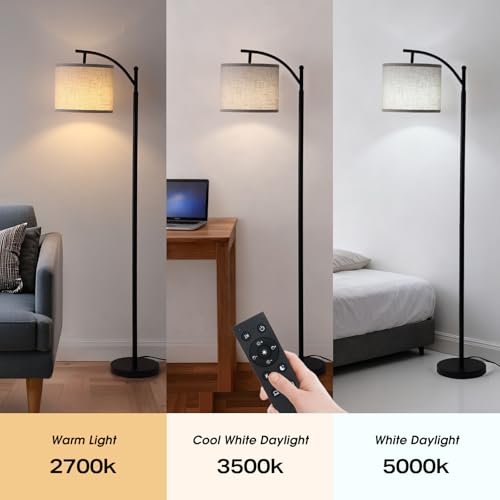 50% Off Arc Floor Lamp with Remote Control & Timer - Image 2