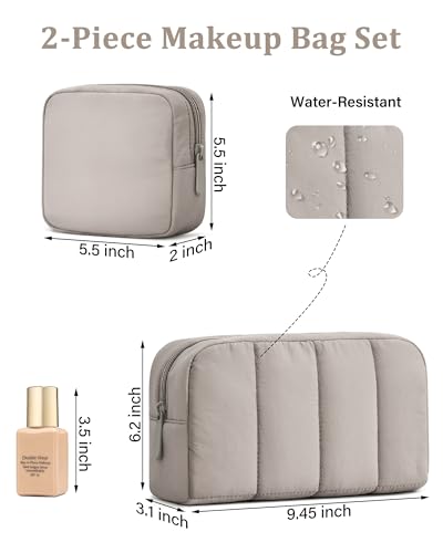 35% Off oscaurt 2-Piece Puffy Makeup Bag Set - Image 4