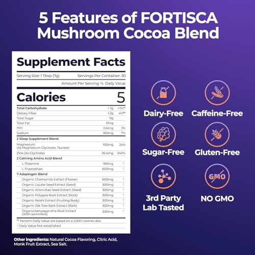 33% Off Mushroom Hot Cocoa with Sleep & Stress Support - Image 2