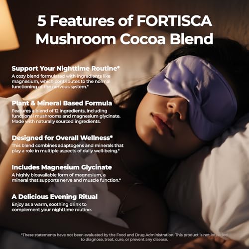 33% Off Mushroom Hot Cocoa with Sleep & Stress Support - Image 3