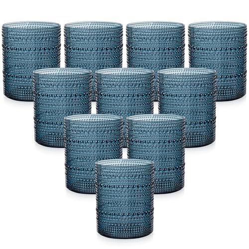 30% Off YOUBET 24-Pack Vintage Blue Plastic Drinking Glasses - Image 1