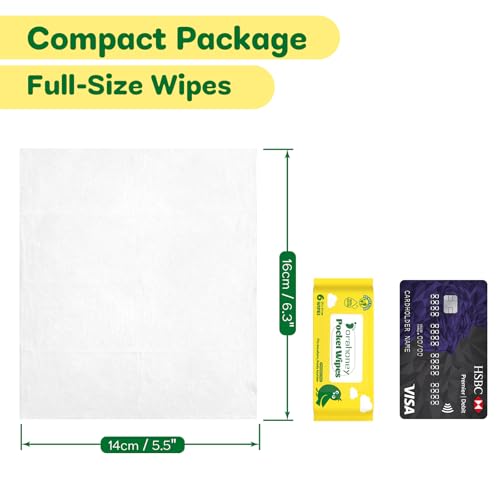 45% Off DORAHONEY Unscented Travel Wet Wipes for Sensitive Skin - Image 5