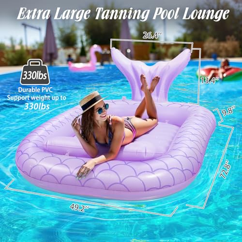 40% Off HeySplash Inflatable Tanning Pool Lounger Float - Image 5