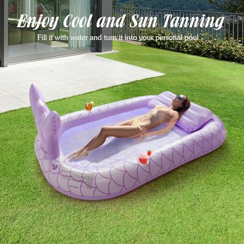 40% Off HeySplash Inflatable Tanning Pool Lounger Float - Image 6