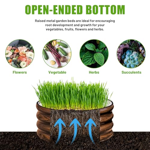 50% Off SnugNiture 3-Piece Round Raised Garden Bed Kit - Image 5