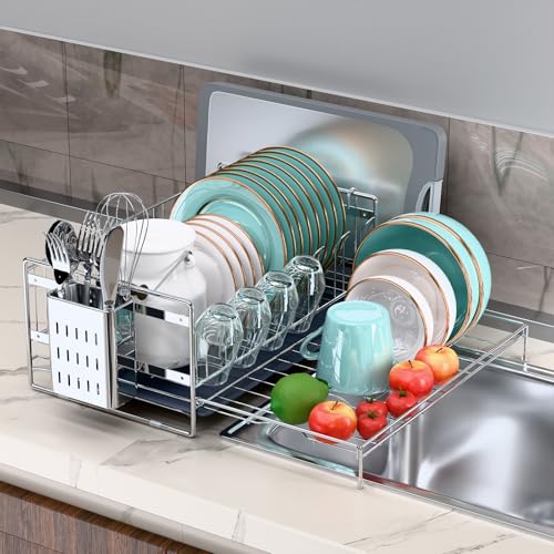 57% Off Azevix Stainless Steel Expandable Dish Drying Rack