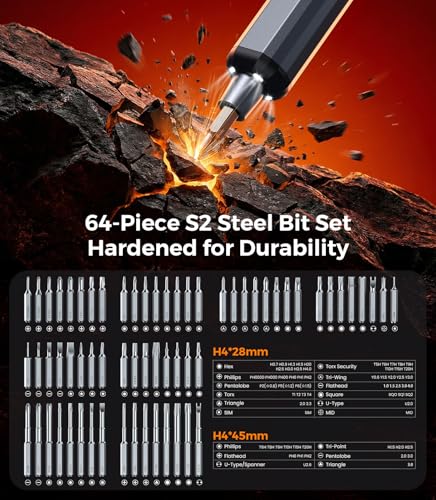 50% Off Wesdut 76-in-1 Electric Screwdriver Set with Code - Image 7