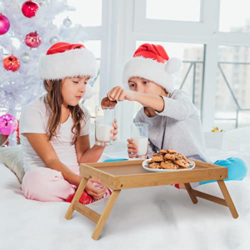 Save 28% on Artmeer Bamboo Bed Tray Table with Folding Legs - Image 2