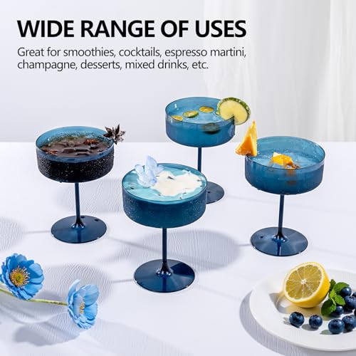 30% Off Ciaell Blue Plastic Martini Glasses (12-Pack) - Image 4