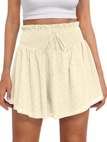 50% Off Caracilia Women's Boho Layered Mini Skort