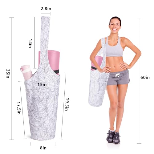 20% Off IwIeIaIrI Yoga Mat Bag with Large Pockets - Image 2