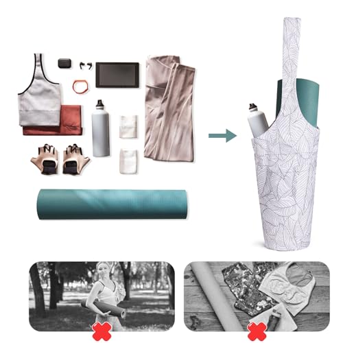 20% Off IwIeIaIrI Yoga Mat Bag with Large Pockets - Image 4