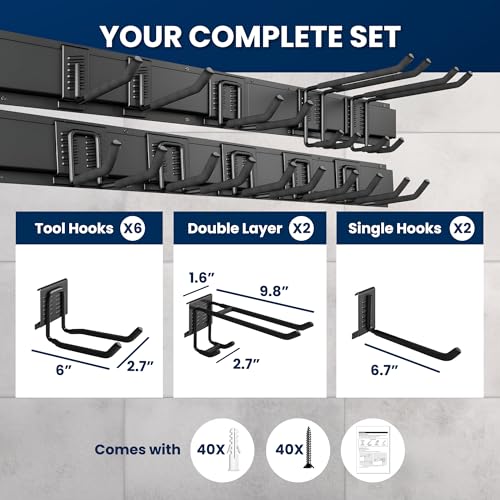 30% Off SUKIZZ Heavy-Duty Garage Tool Organizer Wall Mount - Image 5