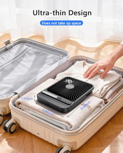 60% Off AURATHEA 10000mAh Portable Fan with LED Light - Image 3