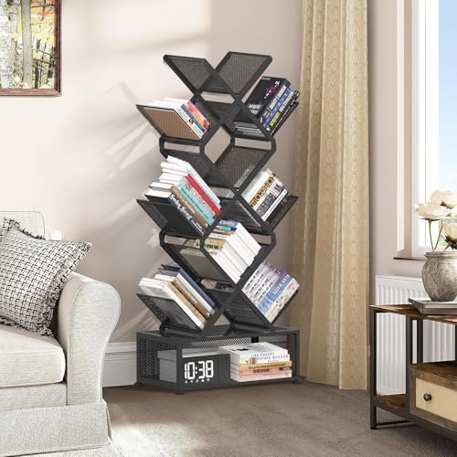 46% Off Gintan 9-Tier Space Saving Book Shelf with Storage - Image 2