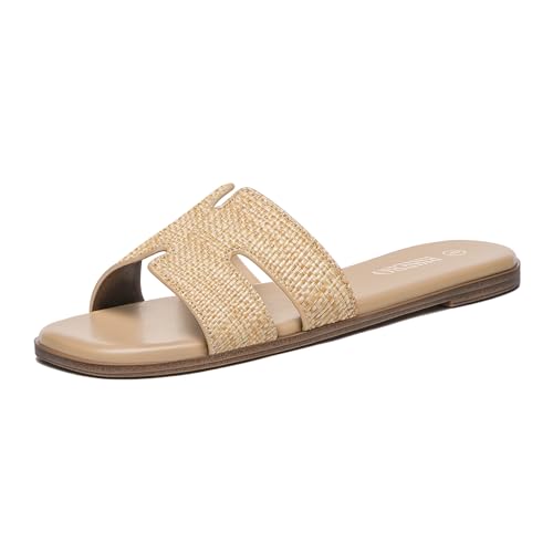 40% Off Rihero Women's Comfortable Leather Slide Sandals - Image 1
