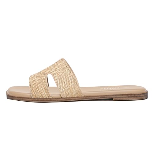 40% Off Rihero Women's Comfortable Leather Slide Sandals - Image 4
